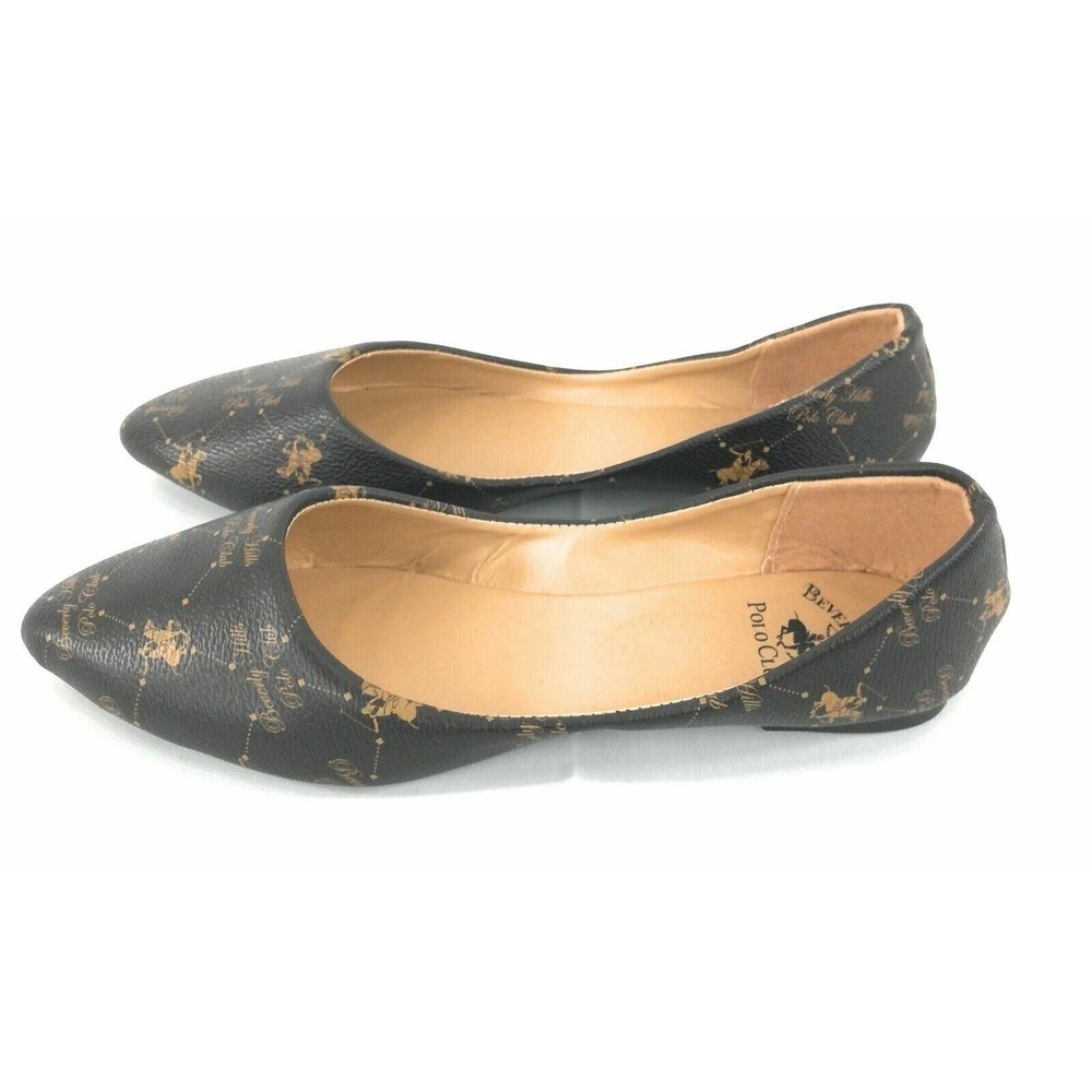 Beverly Hills Polo Club Women's Brown Slip On Flats Size 7 - Picture 11 of 12
